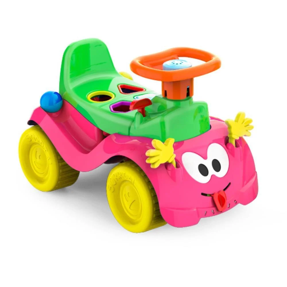 VEICULO PARA BEBE TOTOKINHA BOLINHA MENINA CARDOSO TOYS  - imagem 3
