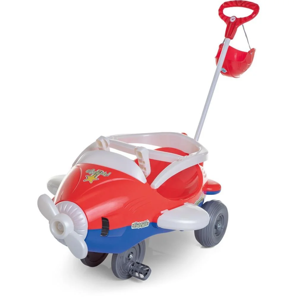 VEICULO PARA BEBE AEROH 2EM1 C/SOM/LUZ/CAPACETE CALESITA  - imagem 5