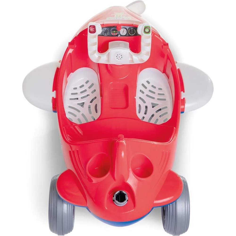 VEICULO PARA BEBE AEROH 2EM1 C/SOM/LUZ/CAPACETE CALESITA  - imagem 6