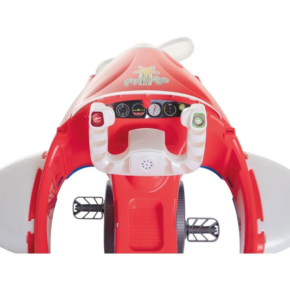 VEICULO PARA BEBE AEROH 2EM1 C/SOM/LUZ/CAPACETE CALESITA  - imagem 8