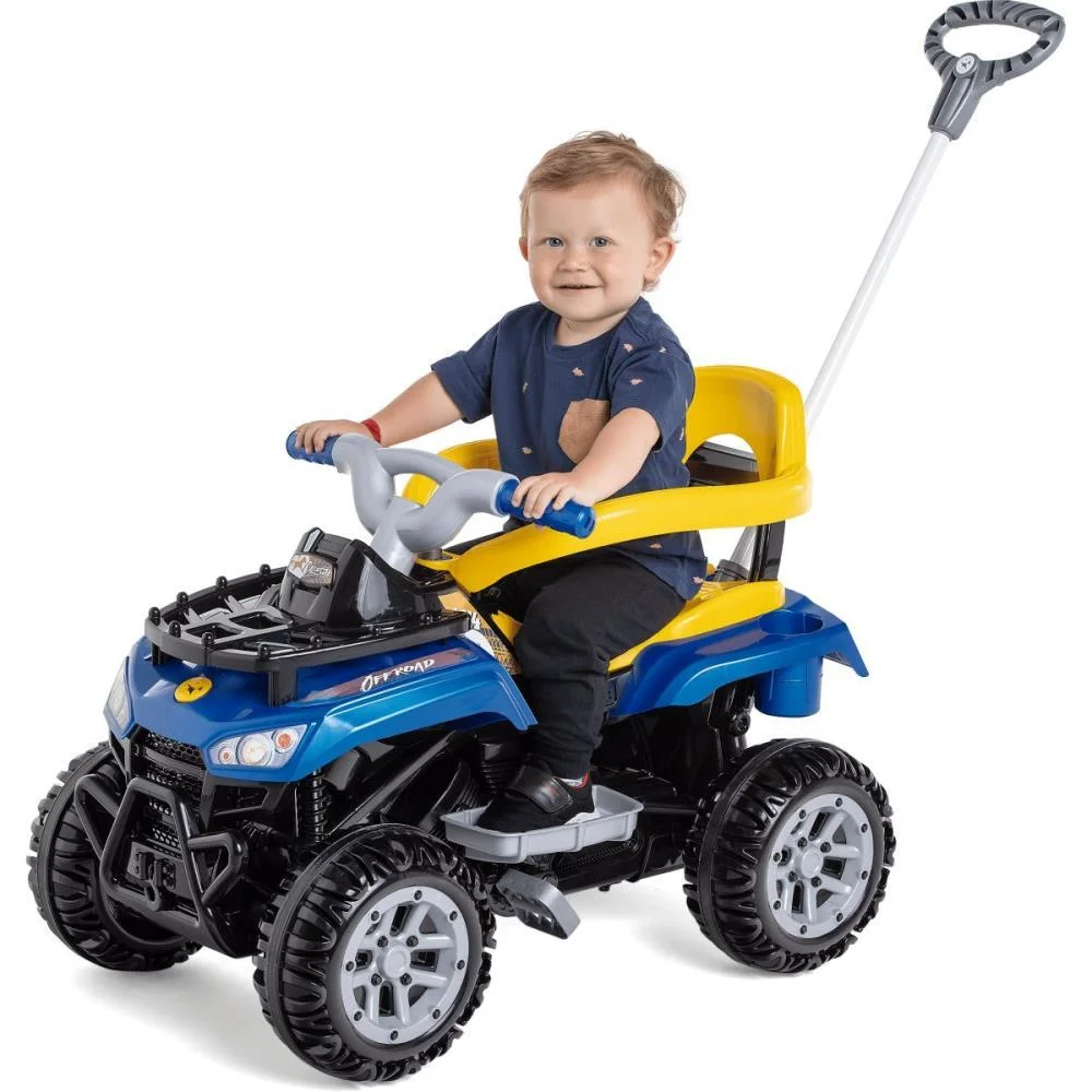 VEICULO PARA BEBE CROSS UP AZUL 2EM1 C/SOM 30KG CALESITA  - imagem 2