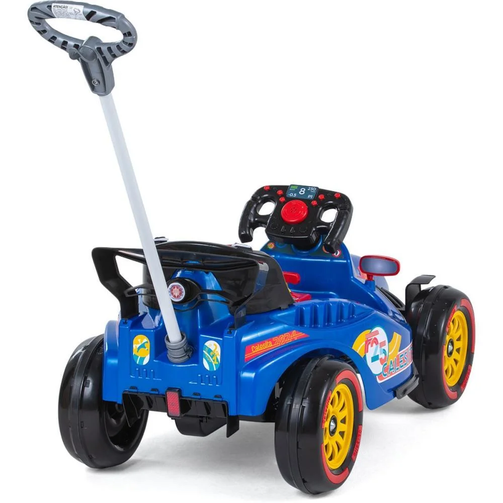 VEICULO PARA BEBE F25 AZUL C/SOM 30KG CALESITA  - imagem 9
