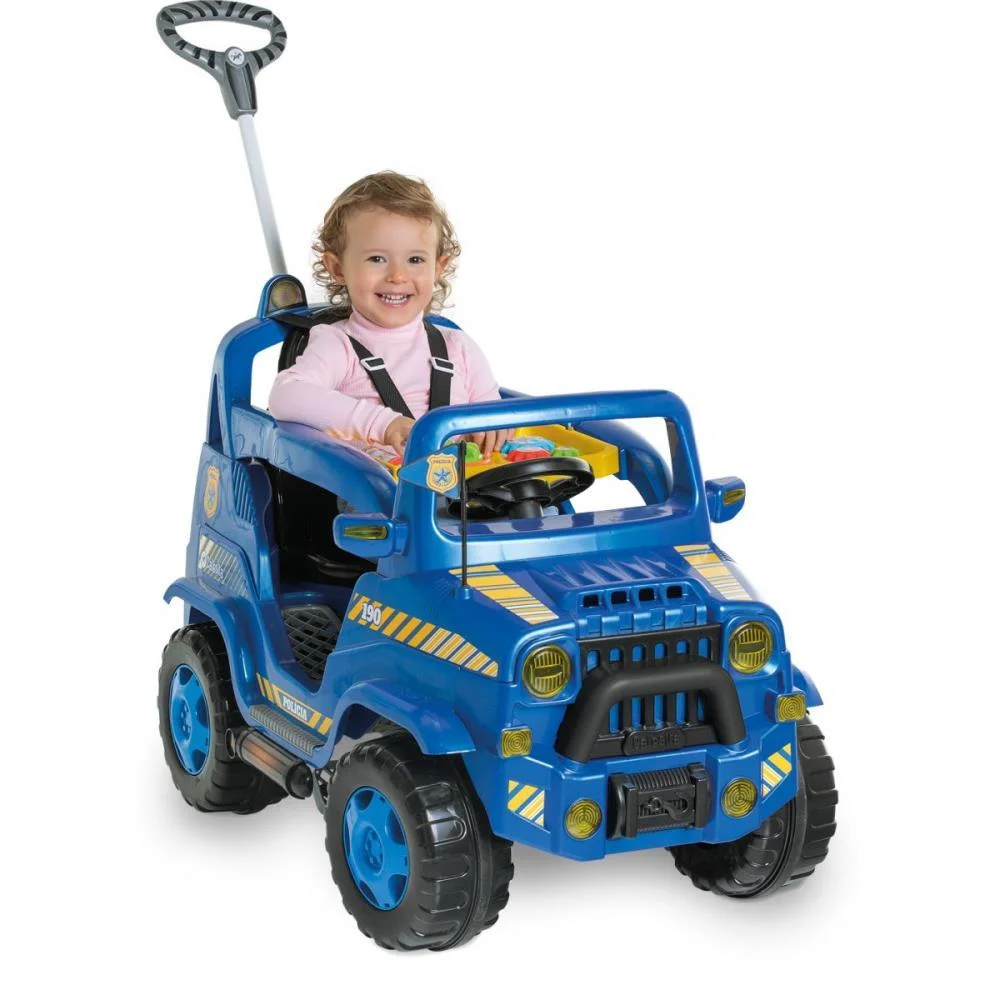 VEICULO PARA BEBE DIIPI POLICIA C/SOM 30KG CALESITA  - imagem 3