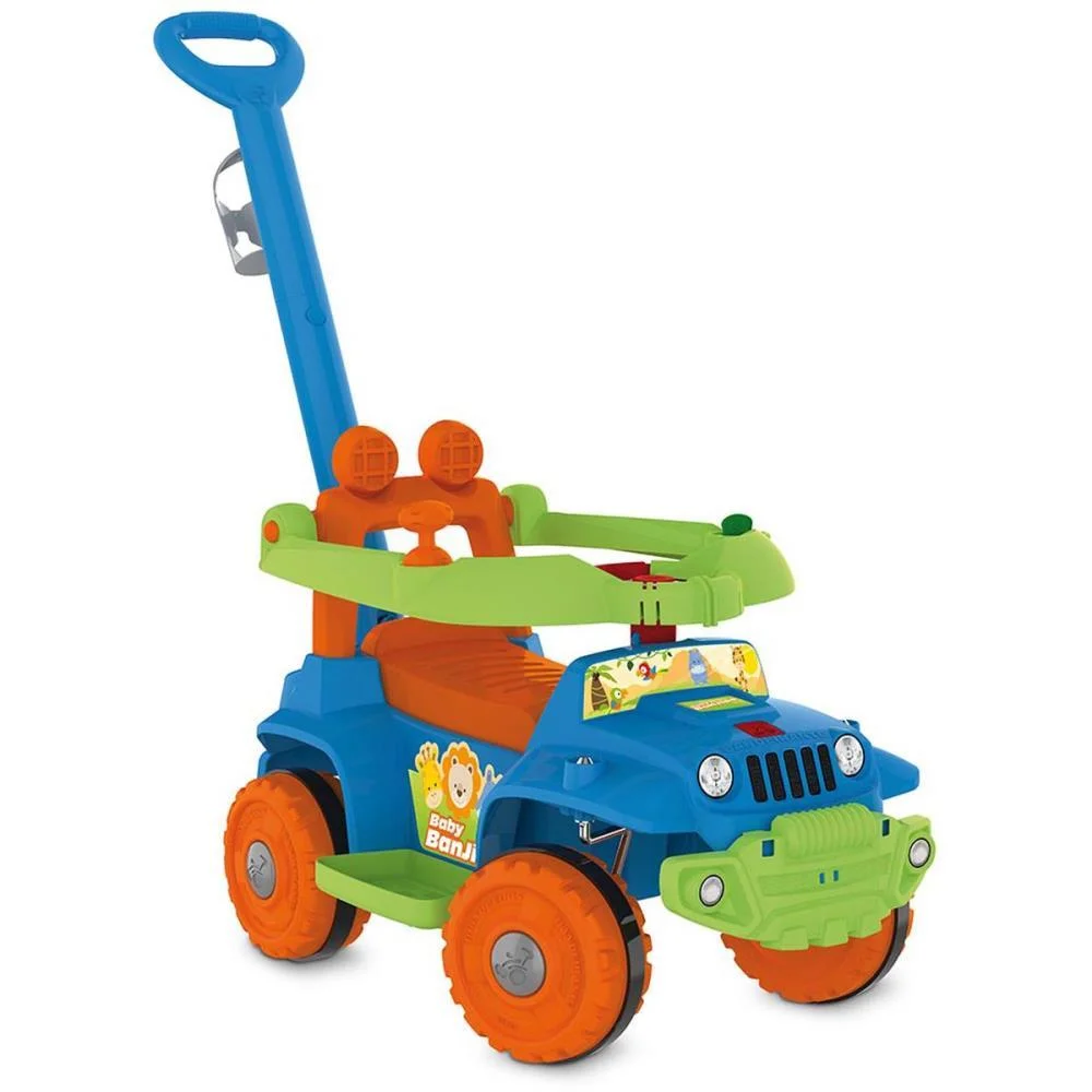 VEICULO PARA BEBE BANJIPE PASSEIO/ANDADOR AZ 25K BANDEIRANTE  - imagem 3