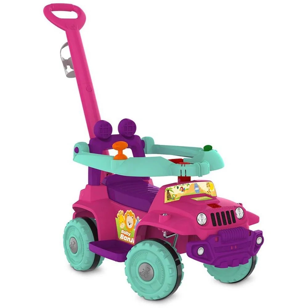 VEICULO PARA BEBE BANJIPE PASSEIO/ANDADOR RS 25K BANDEIRANTE  - imagem 3