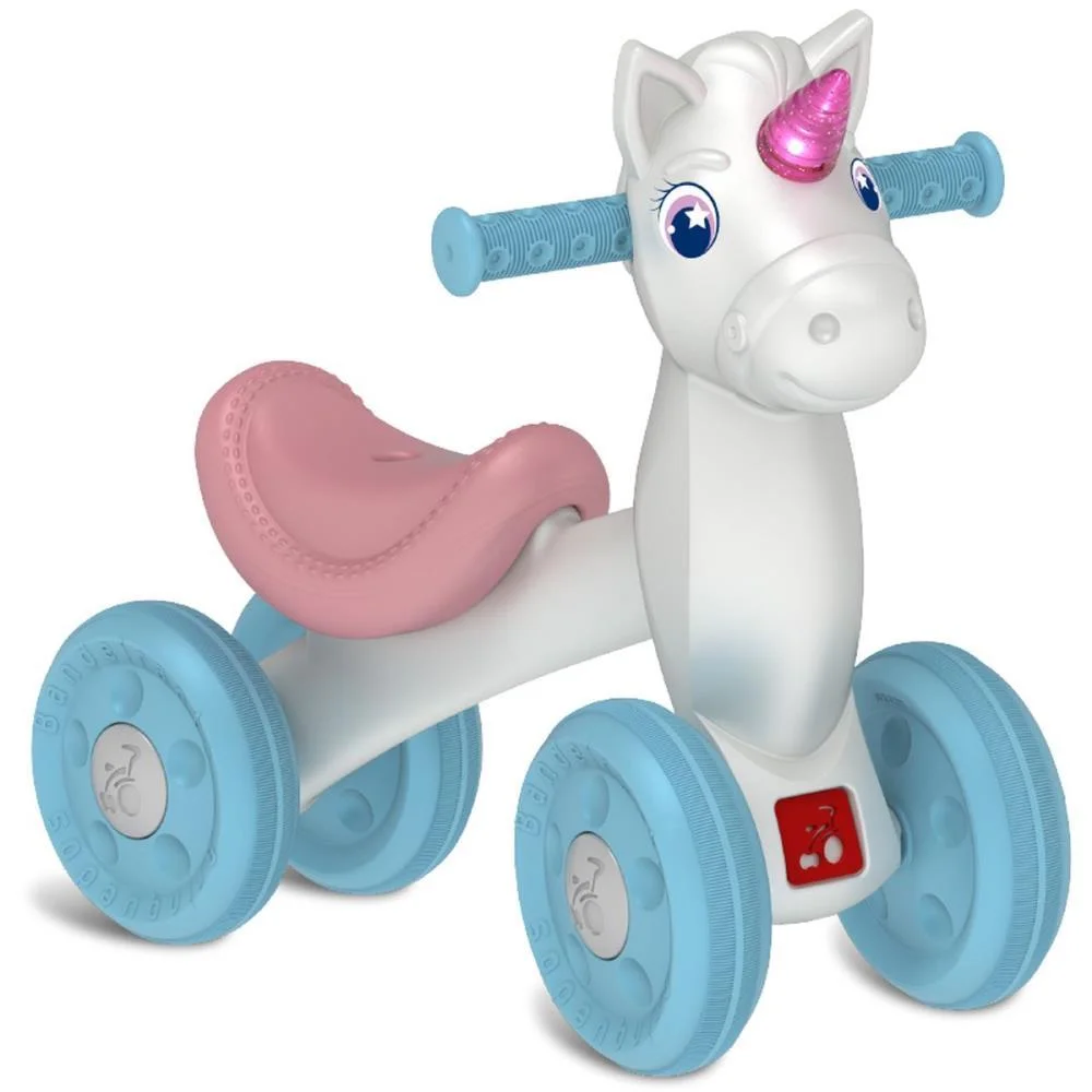 VEICULO PARA BEBE BIKE EQUILIBRIO UNICORNIO 30KG BANDEIRANTE  - imagem 2