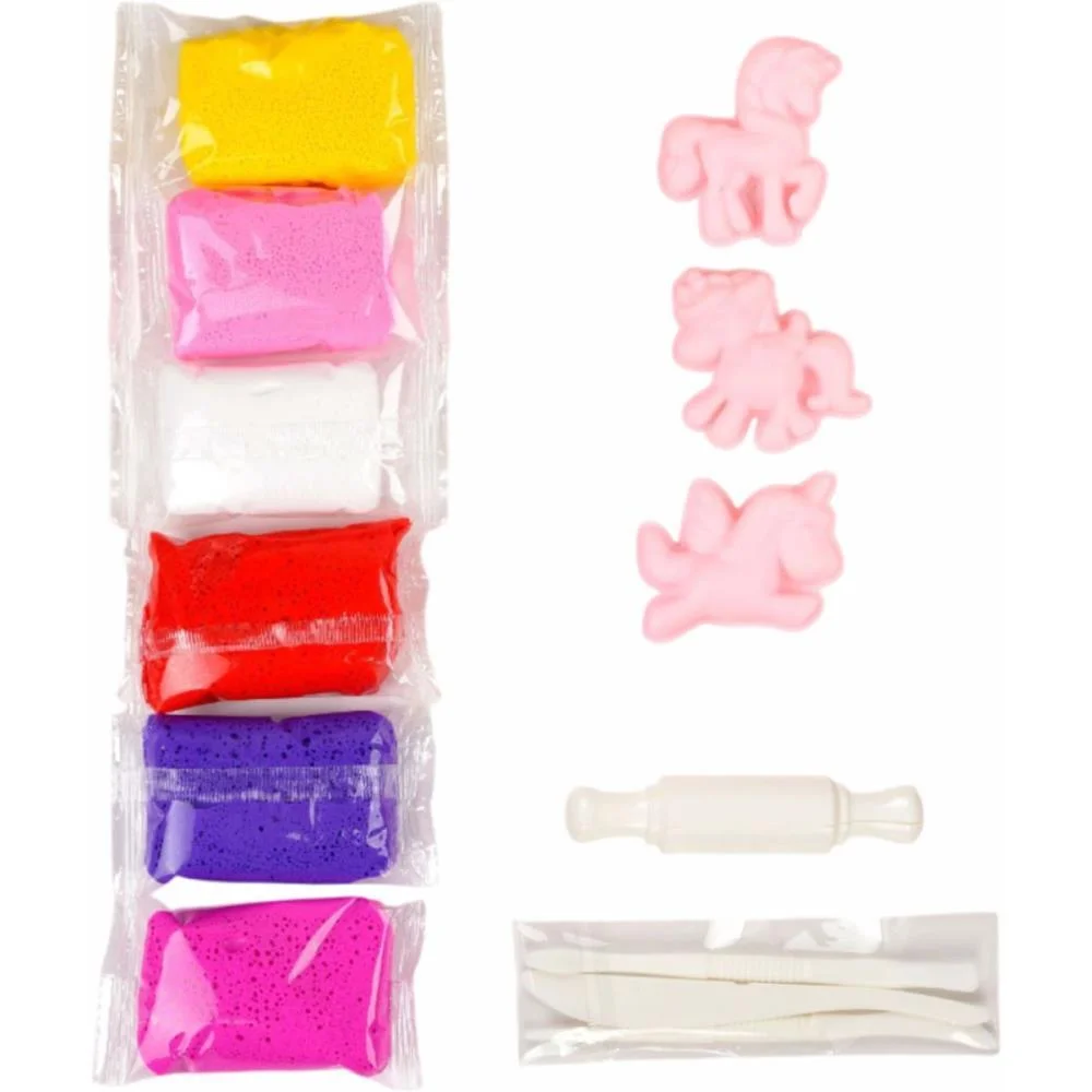 MASSA DE EVA CRIATIVA UNICORNIO C/MOLDE 60G MAKE+ (PACOTE) - imagem 4