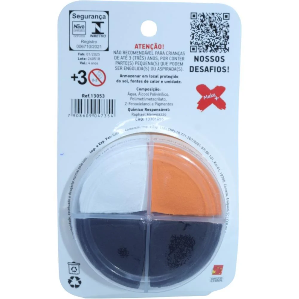 MASSA DE EVA CRIATIVA PINGUIM C/04 CORES 28 G MAKE+  - imagem 4