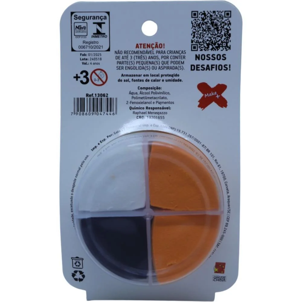 MASSA DE EVA CRIATIVA PEIXE C/04 CORES 28 G MAKE+  - imagem 4