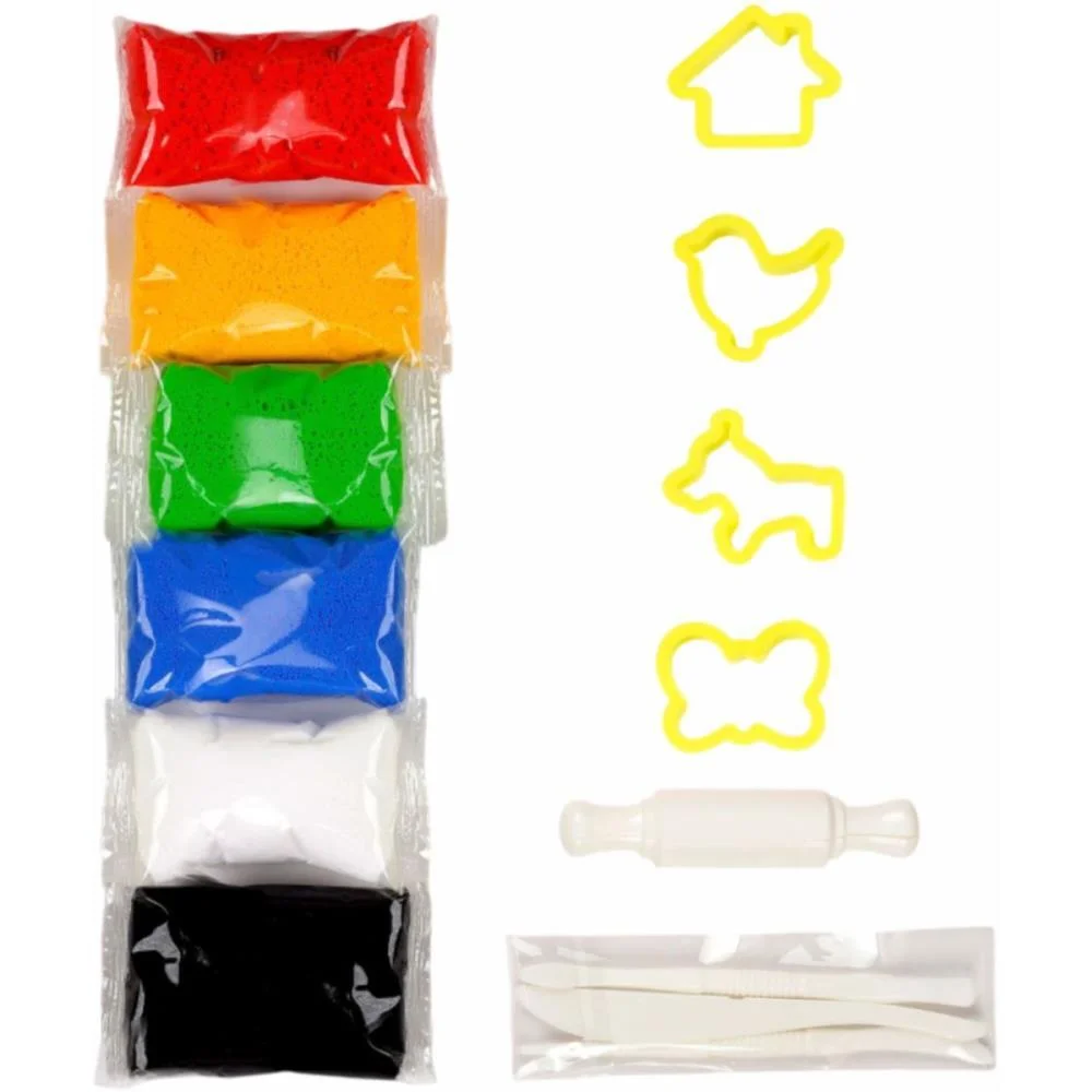 MASSA DE EVA CRIATIVA FAZENDINHA C/MOLDE 60G MAKE+ (PACOTE) - imagem 4