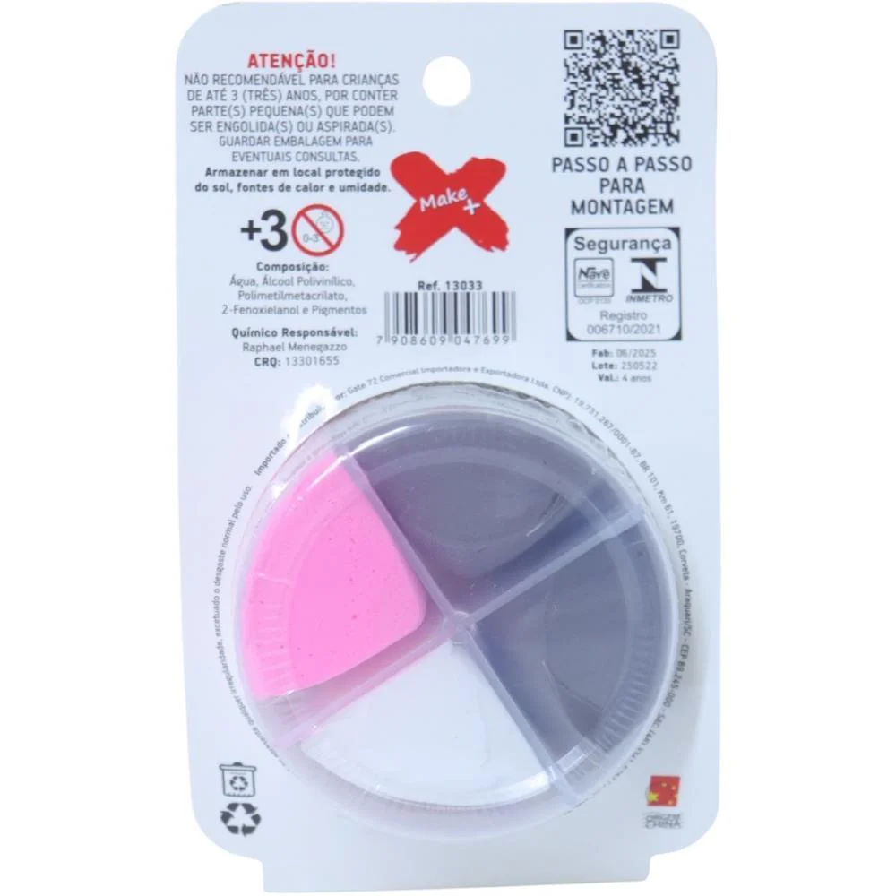 MASSA DE EVA CRIATIVA ELEFANTE C/04 CORES 28G MAKE+  - imagem 3