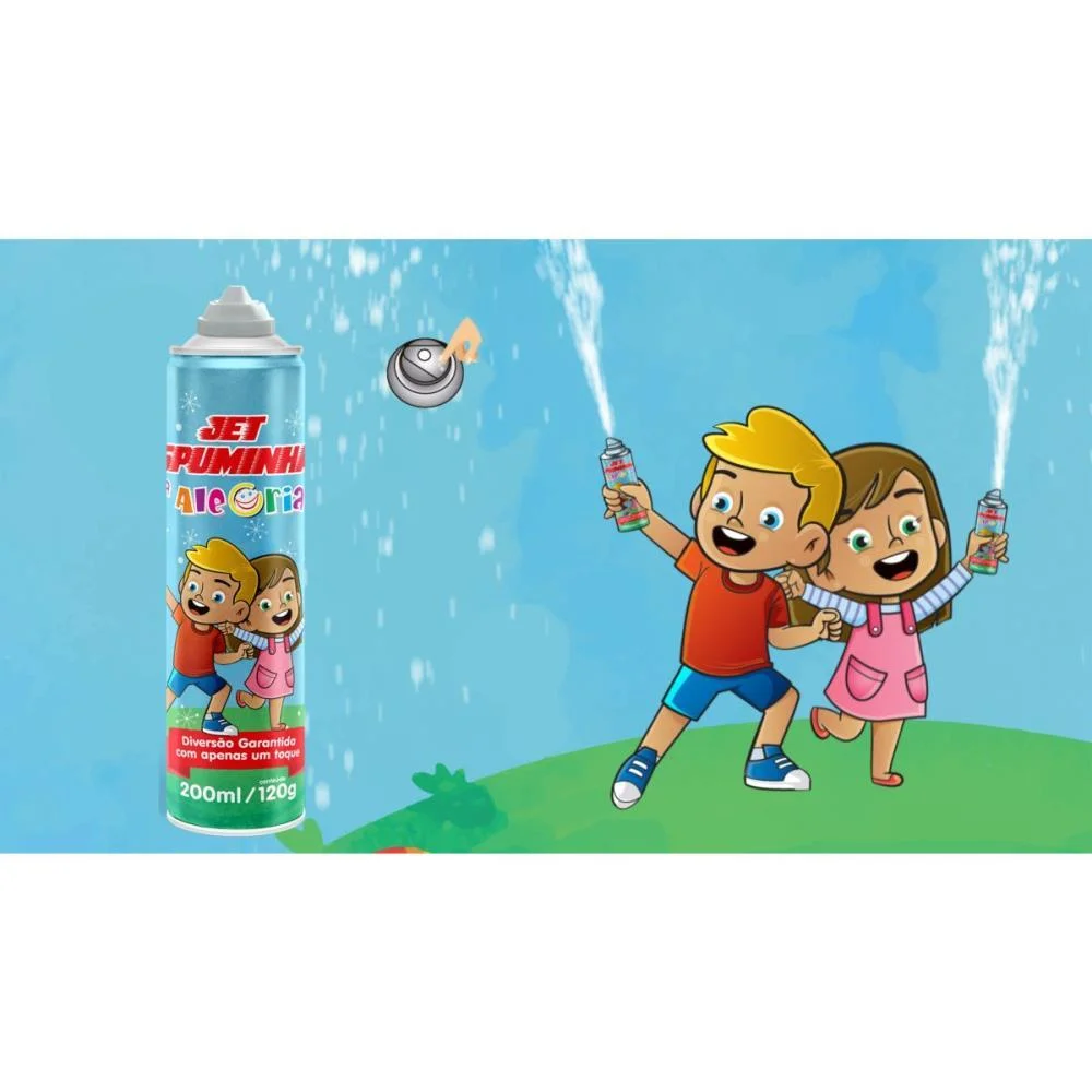 ESPUMINHA JET SPUMINHA 200ML DALEGRIA (CX.C/24) - imagem 4