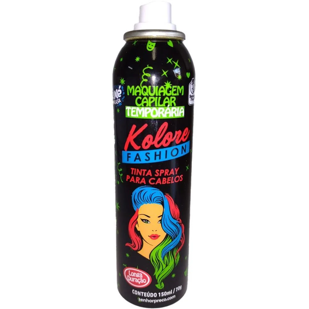 PINTA CABELO 150ML KOLORE FASHION AMARELO SENHOR PRECO (CX.C/24) - imagem 2
