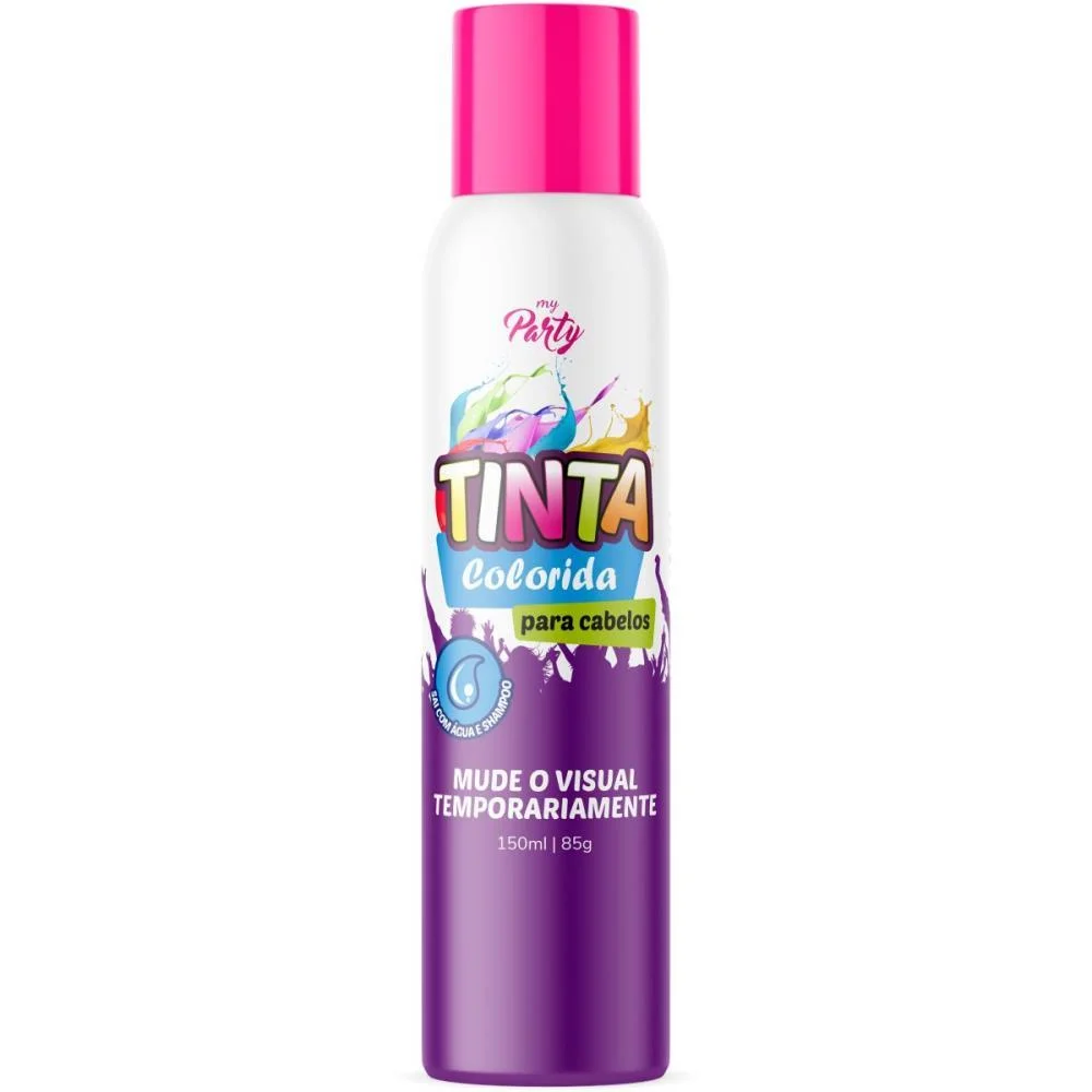 PINTA CABELO 150ML PINK NEON AEROFLEX (CX.C/12) - imagem 4