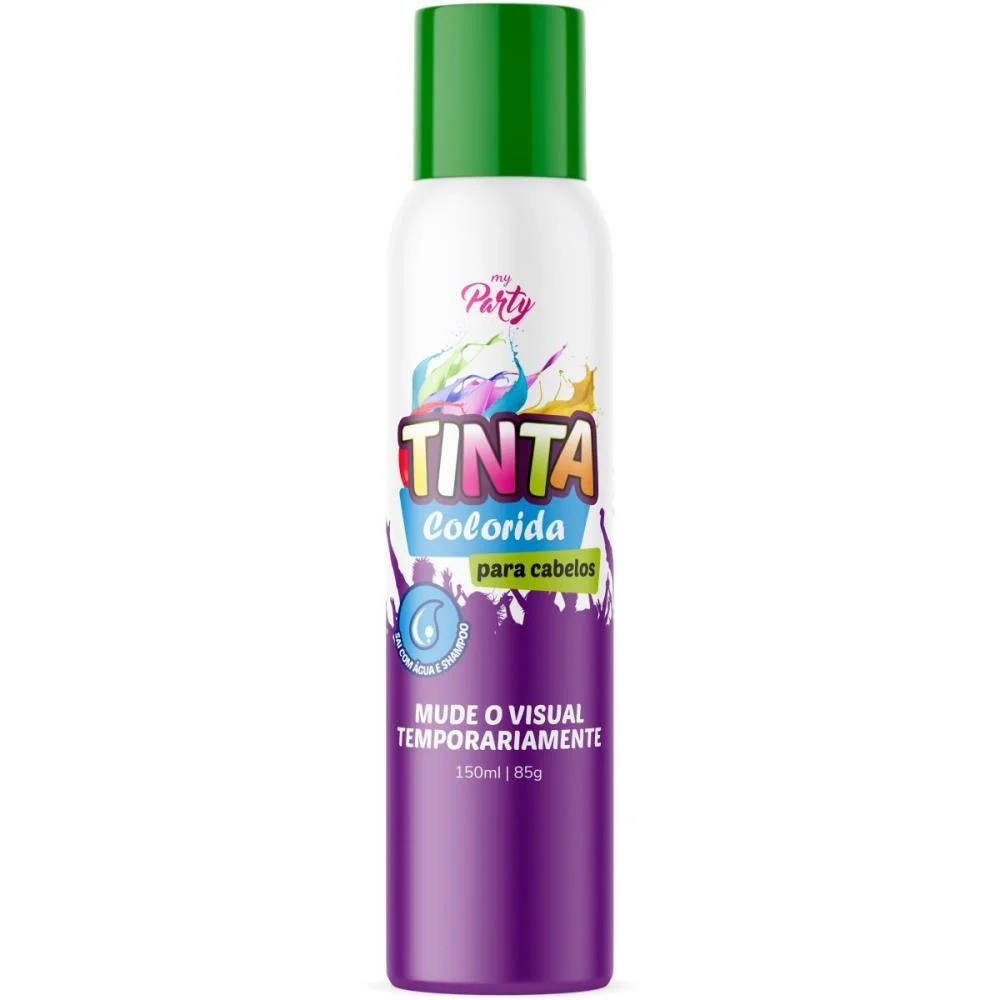 PINTA CABELO 150ML VERDE BRASIL AEROFLEX (CX.C/12) - imagem 2