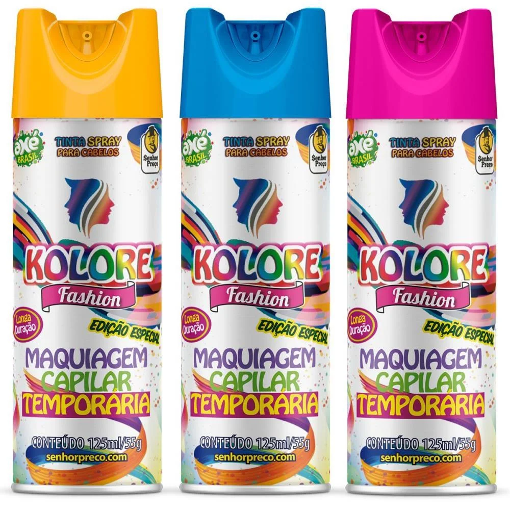PINTA CABELO 125ML KOLORE FASHION (S) SENHOR PRECO (CX.C/24) - imagem 2
