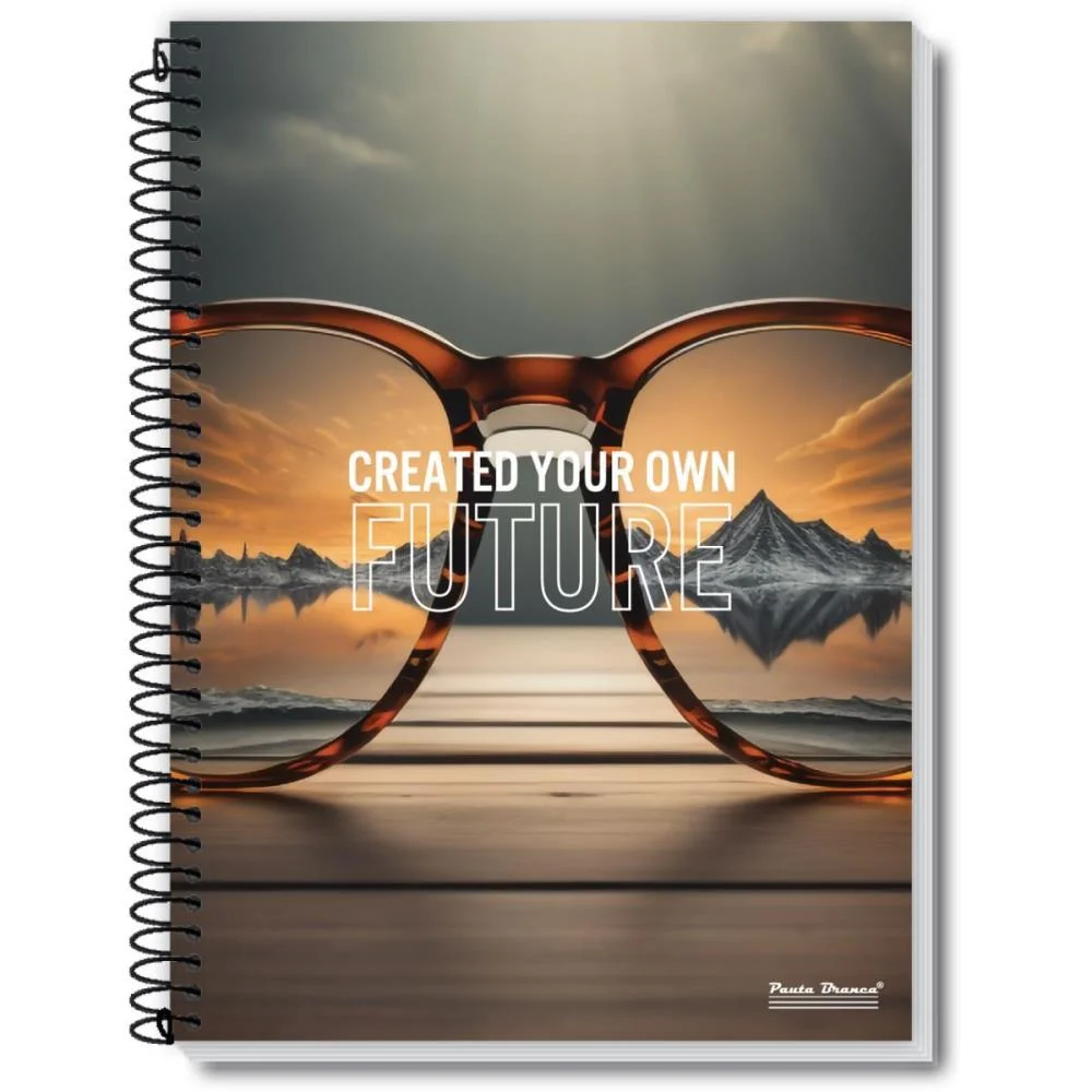 CADERNO 01X1 CAPA DURA ROX 96FLS. PAUTA BRANCA (PCT.C/05) - imagem 5