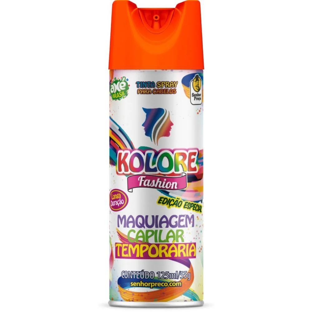 PINTA CABELO 125ML KOLORE FASHION LARANJA SENHOR PRECO (CX.C/24) - imagem 3