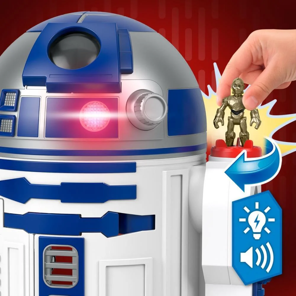 IMAGINEXT STAR WARS R2-D2 BOT 44,5CM MATTEL  - imagem 13