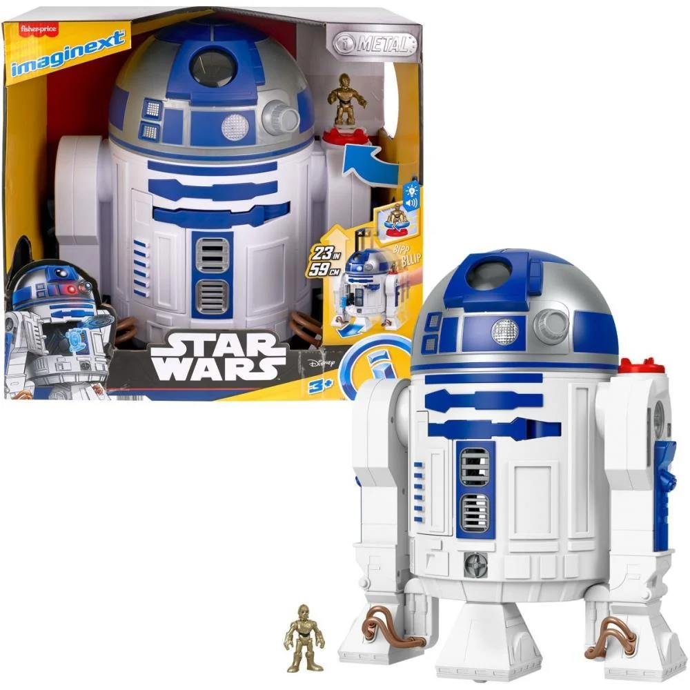 IMAGINEXT STAR WARS R2-D2 BOT 44,5CM MATTEL  - imagem 16