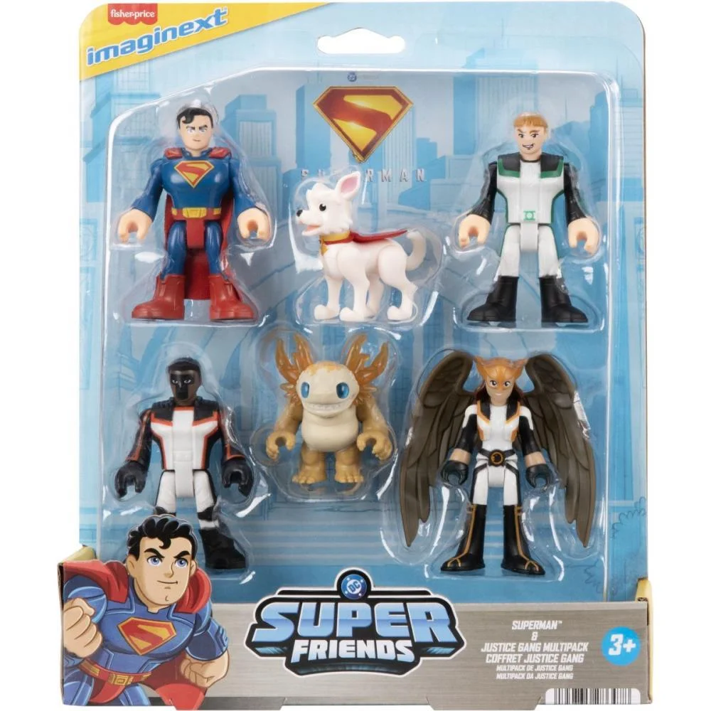 IMAGINEXT SUPER-MAN MULTIPACK C/6 MATTEL  - imagem 6