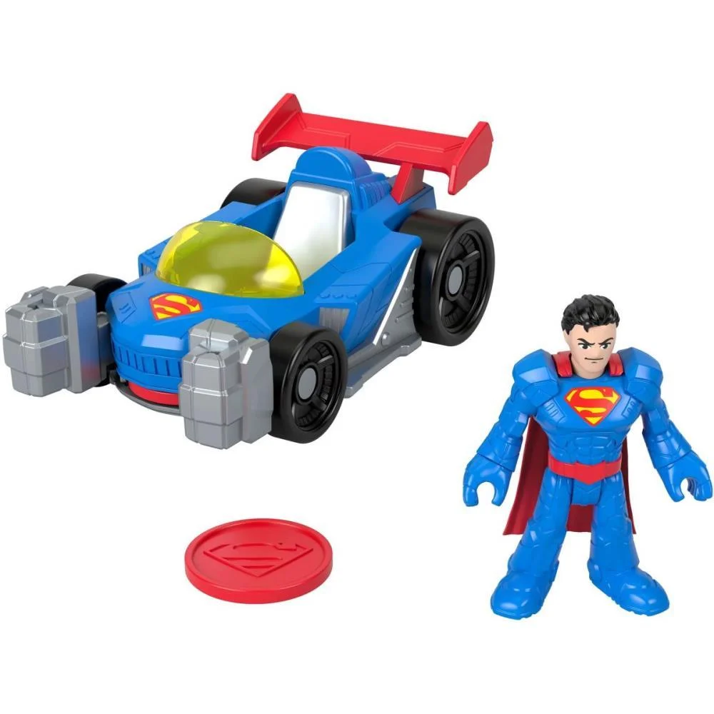 IMAGINEXT DCSF SUPERMOBILE + FIGURA MATTEL  - imagem 2