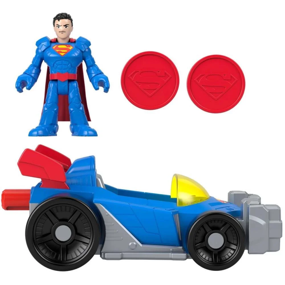 IMAGINEXT DCSF SUPERMOBILE + FIGURA MATTEL  - imagem 4