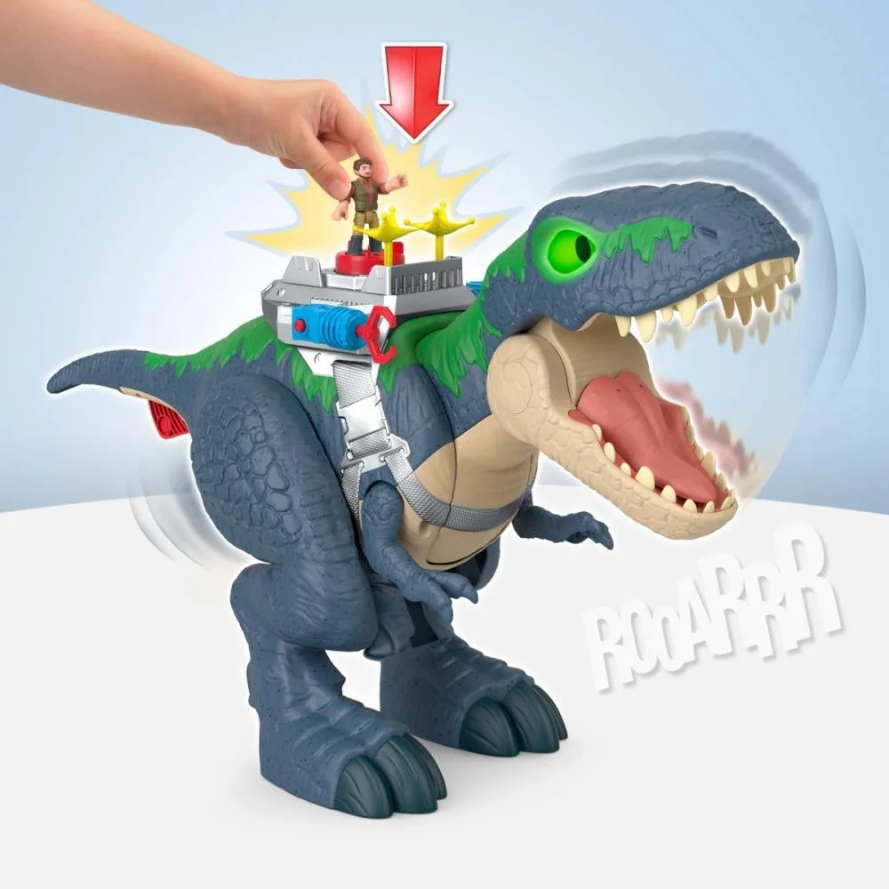 IMAGINEXT JW REBIRTH SAGA T-REX 40CM. MATTEL  - imagem 8