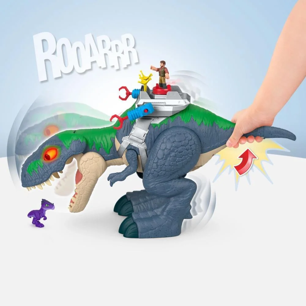IMAGINEXT JW REBIRTH SAGA T-REX 40CM. MATTEL  - imagem 9