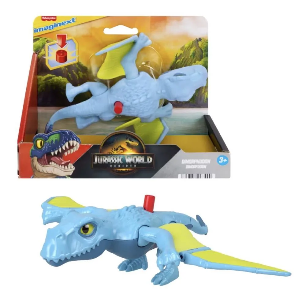IMAGINEXT JW REBIRTH DELUXE DIMORPHODON MATTEL  - imagem 7