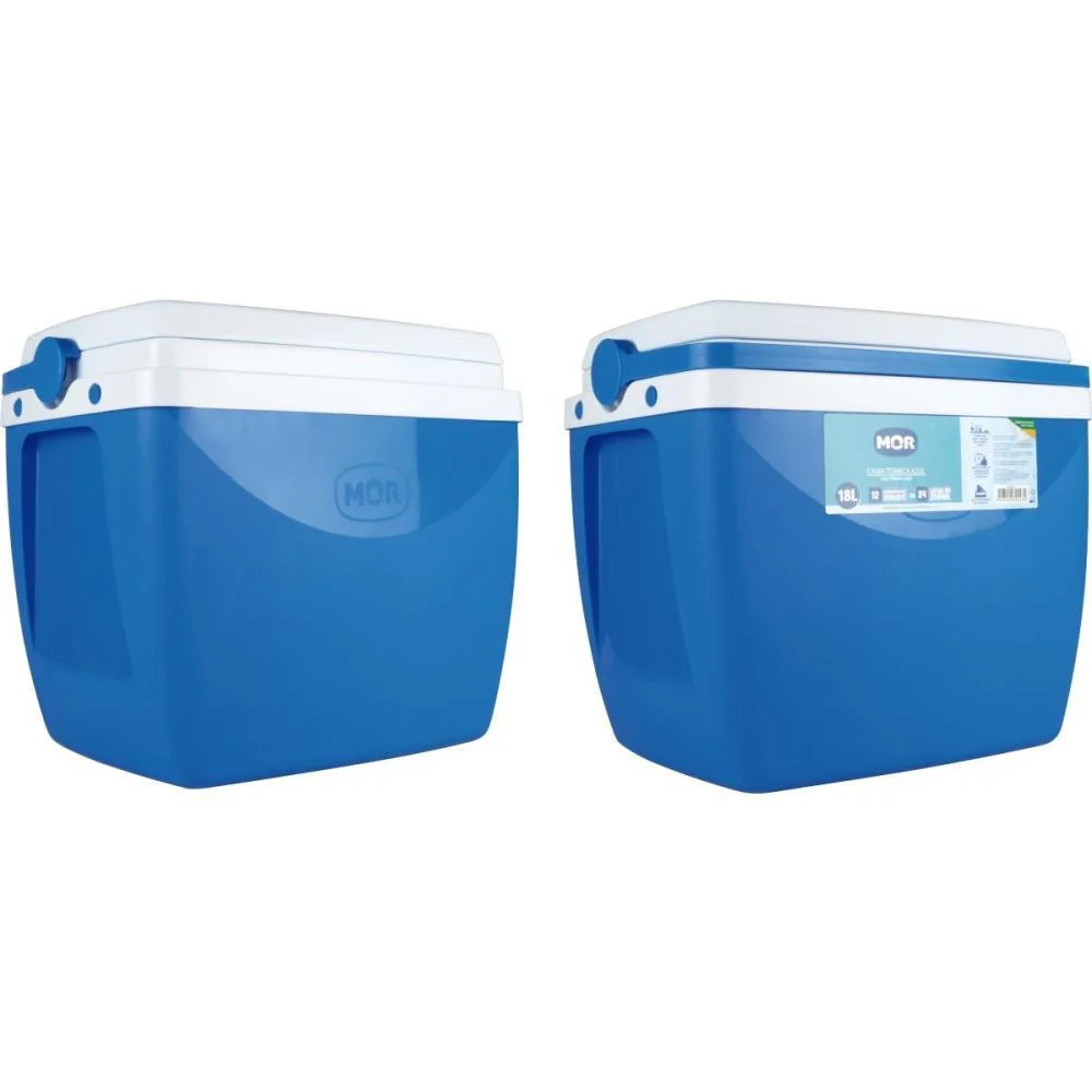 CAIXA TERMICA 18L. C/ALCA AZUL MOR  - imagem 3