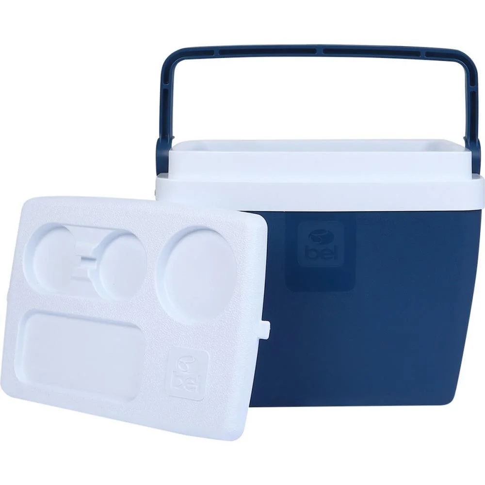 CAIXA TERMICA 12L C/ALCA E SUPORTE AZUL BEL  - imagem 4
