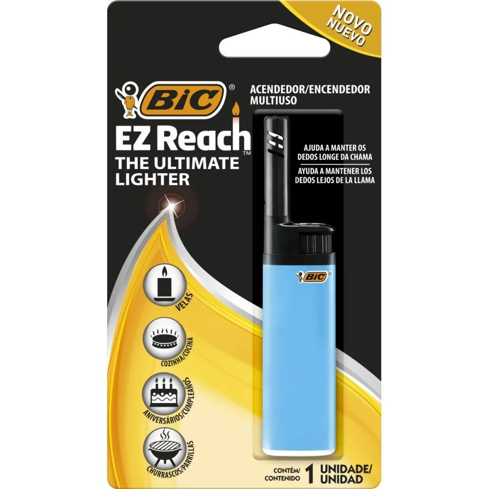 ISQUEIRO DESCARTAVEL EZ REACH BLISTER BIC (BLISTER) - imagem 2