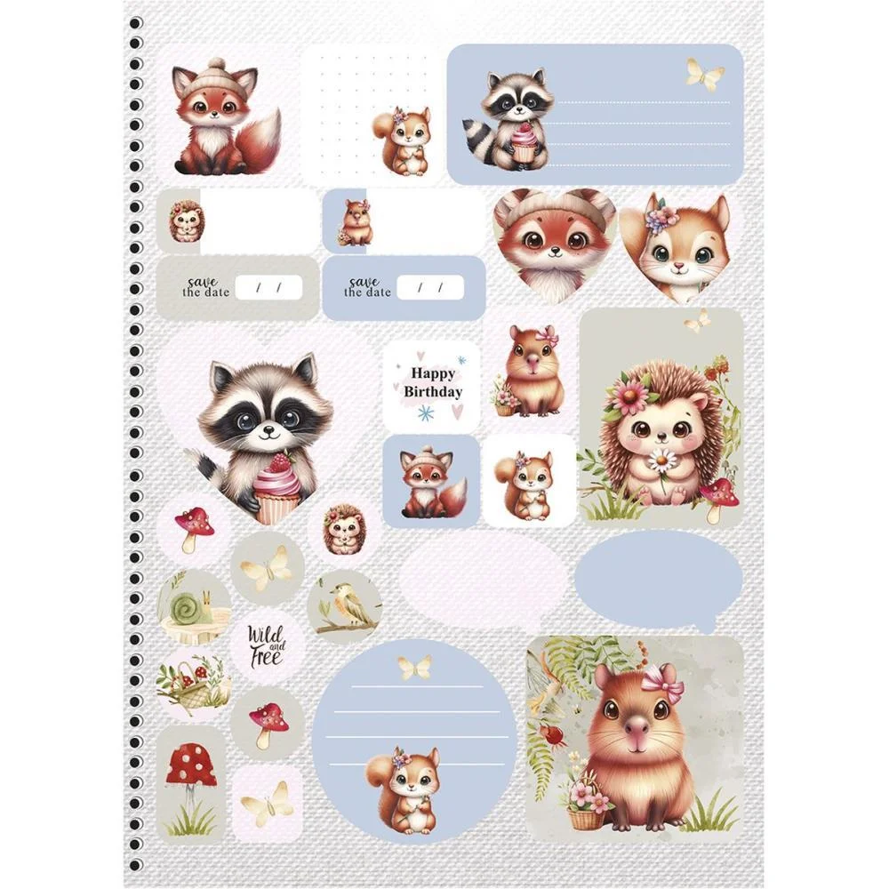 CADERNO 01X1 CAPA DURA SO CUTE 80F ANIMATIVA (PCT.C/04) - imagem 5