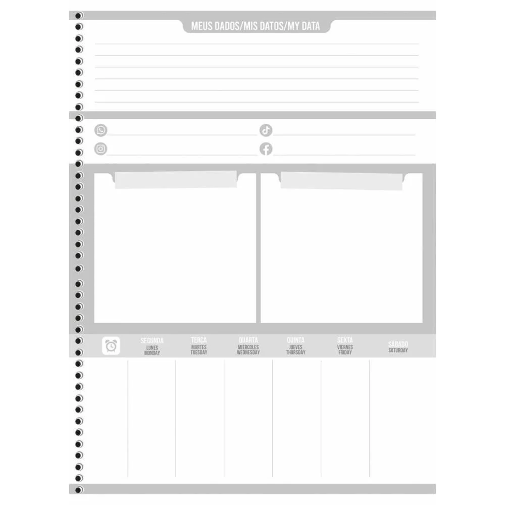 CADERNO 01X1 CAPA DURA SILVER TUNING 80F ANIMATIVA (PCT.C/04) - imagem 5