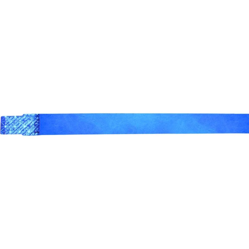 PULSEIRA IDENTIFICACAO AZUL FLUOR TYVEK KLF FESTAS (PCT.C/50) - imagem 4