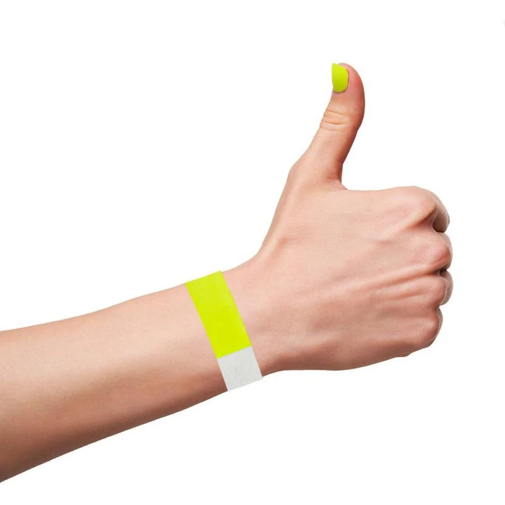 PULSEIRA IDENTIFICACAO SINTETICA AMARELA FLUOR KLF FESTAS (PCT.C/50) - imagem 4