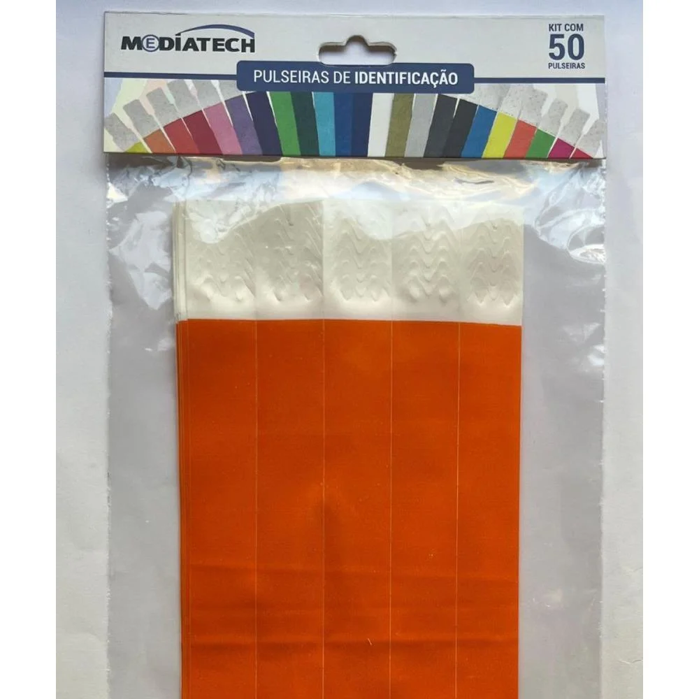 PULSEIRA IDENTIFICACAO MED VERMELHO TECNOMIDIA (PCT.C/50) - imagem 5