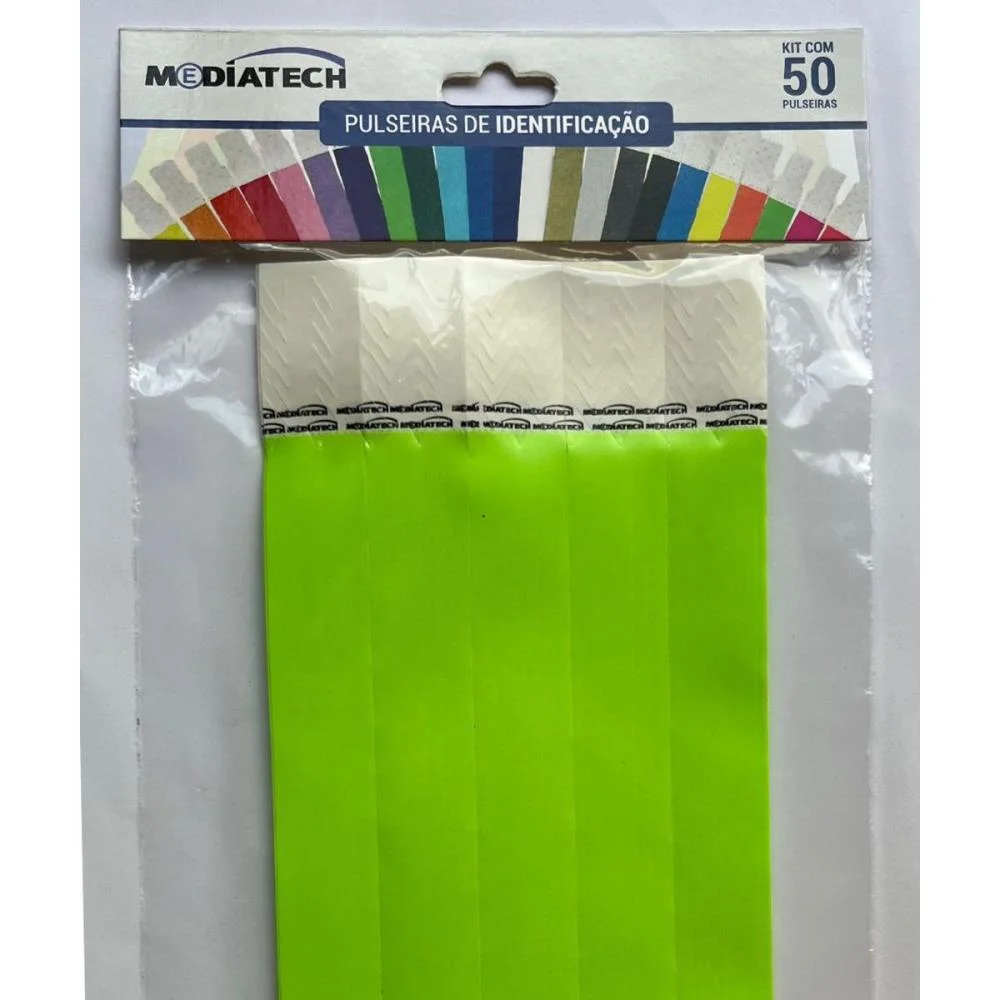 PULSEIRA IDENTIFICACAO MED VERDE LIMAO TECNOMIDIA (PCT.C/50) - imagem 5