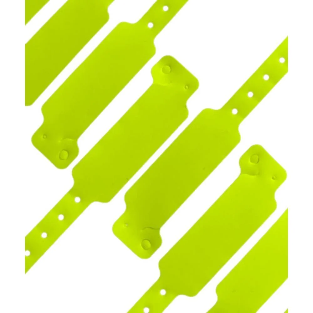 PULSEIRA IDENTIFICACAO PVC AMARELO C/PINO TECNOMIDIA (PCT.C/56) - imagem 5