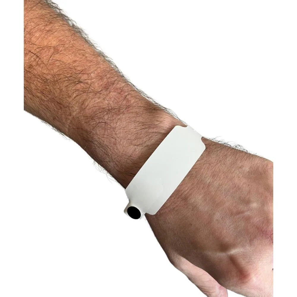 PULSEIRA IDENTIFICACAO PVC BRANCO C/PINO TECNOMIDIA (PCT.C/56) - imagem 3