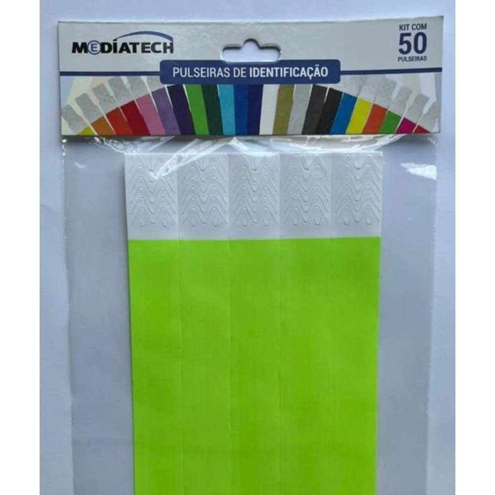 PULSEIRA IDENTIFICACAO LASER PRO VERDE LIMAO TECNOMIDIA (PCT.C/50) - imagem 5