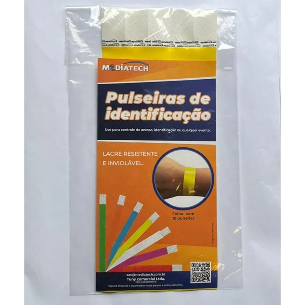 PULSEIRA IDENTIFICACAO MED AMARELO TECNOMIDIA (PCT.C/100) - imagem 5