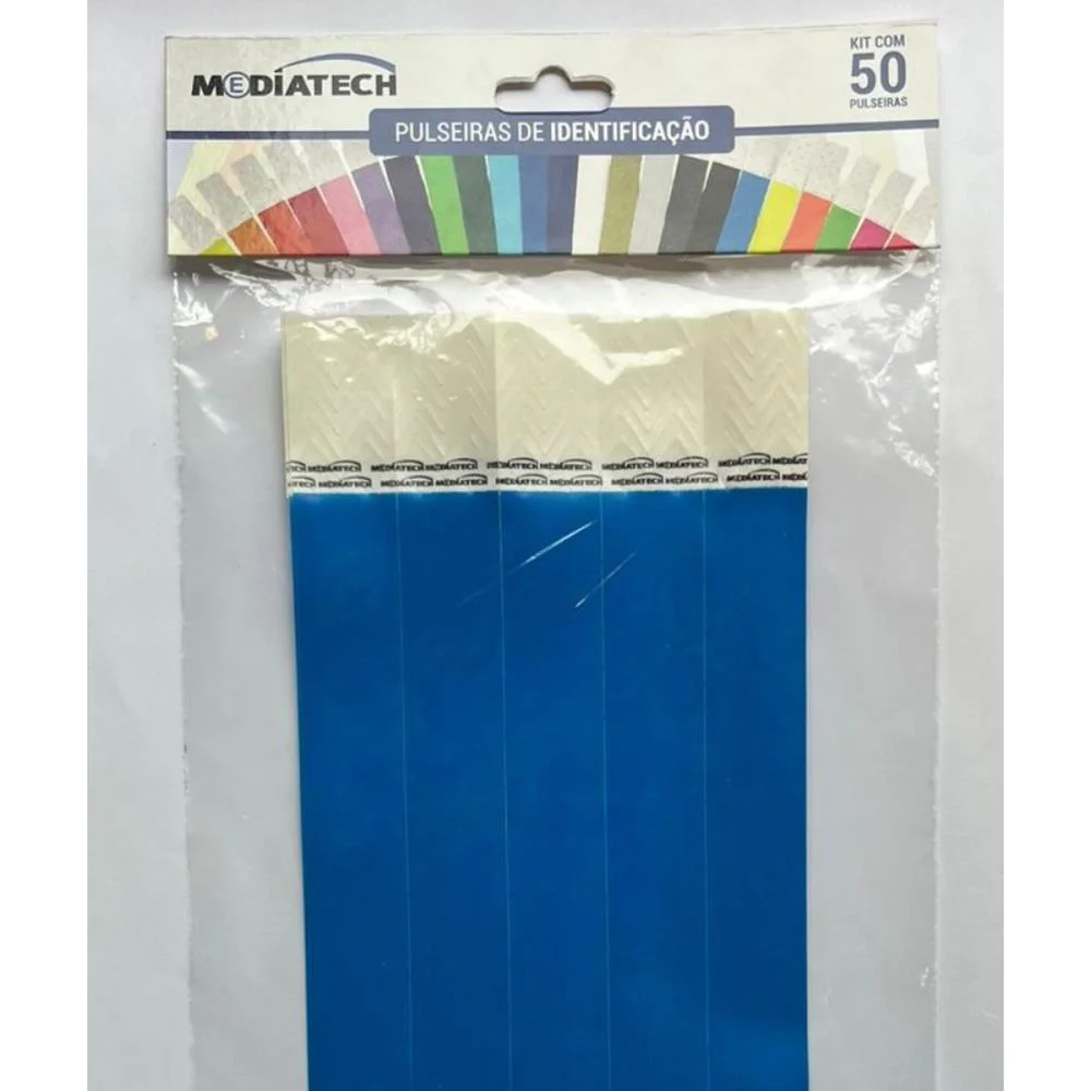 PULSEIRA IDENTIFICACAO MED AZUL TECNOMIDIA (PCT.C/50) - imagem 5