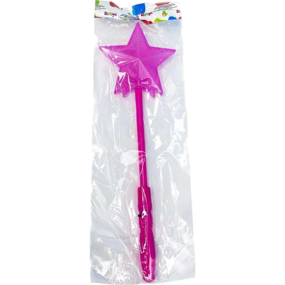 FANTASIA ACESSORIO VARINHA MAGICA ESTRELA C/LUZ TOY MIX (UNIDADE) - imagem 3
