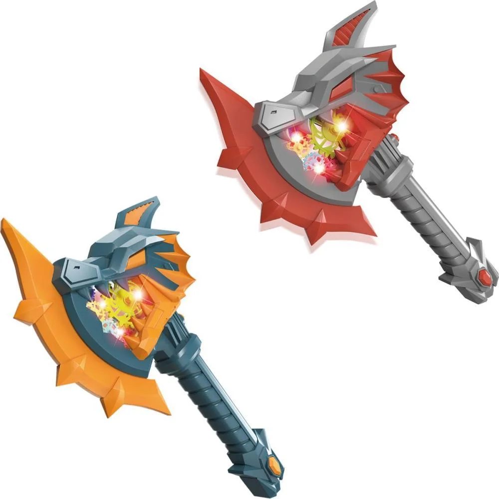 FANTASIA ACESSORIO MACHADO DINO POWER C/LUZ E SOM DM TOYS (UNIDADE) - imagem 2