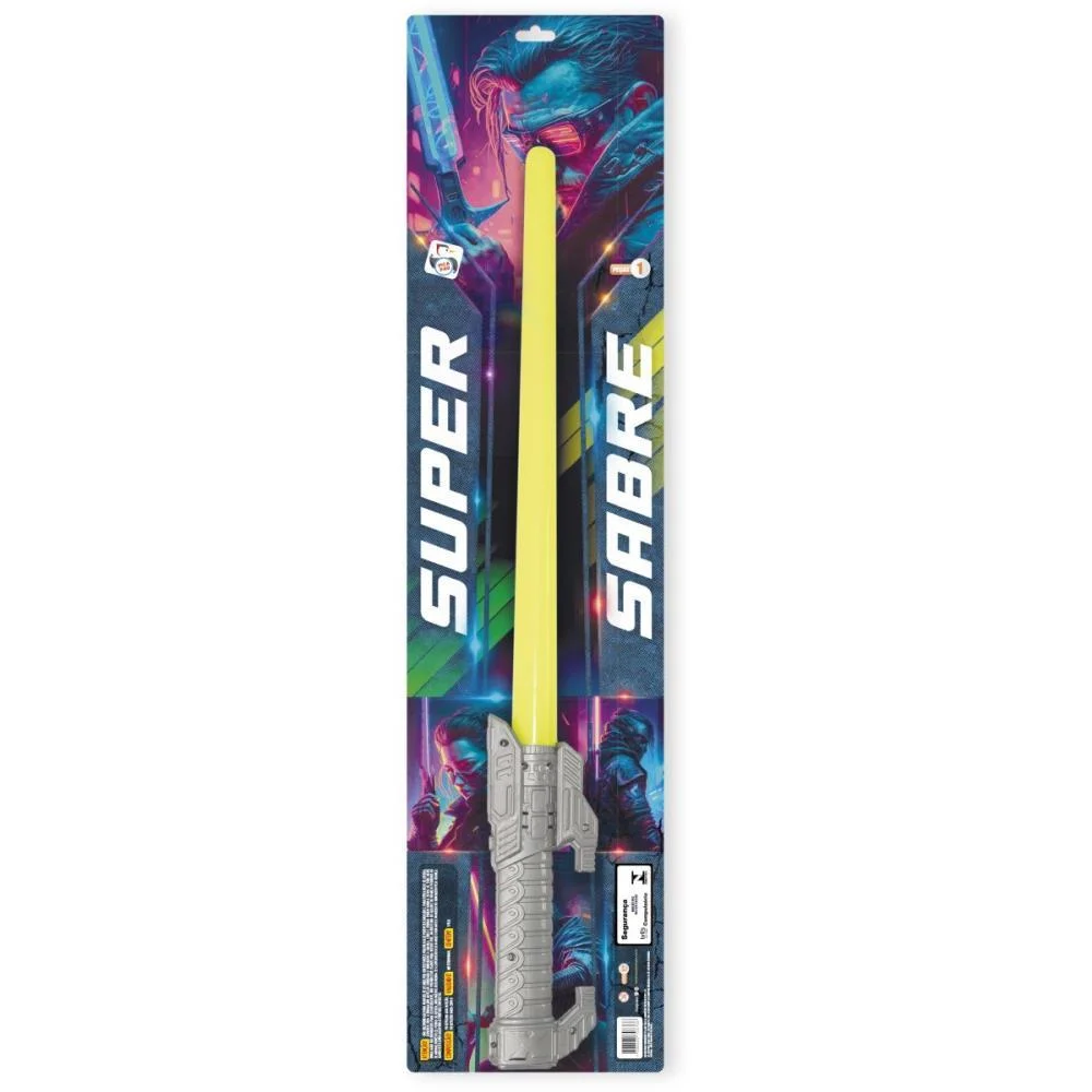 FANTASIA ACESSORIO SUPER ESPADA SABRE MOD1 PICA PAU (UNIDADE) - imagem 4