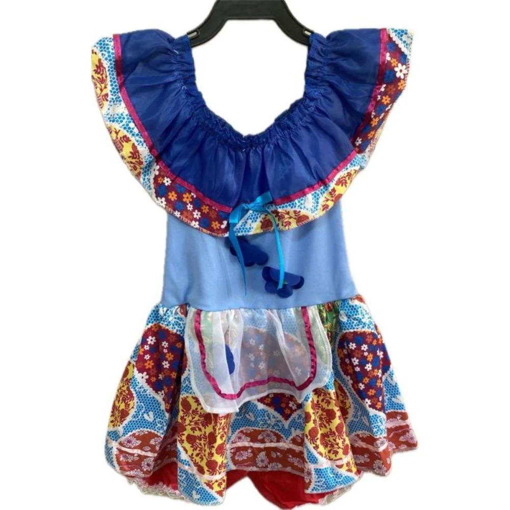 FANTASIA FESTA JUNINA VESTIDO BABADO M (S) BRINK MODEL (UNIDADE) - imagem 3