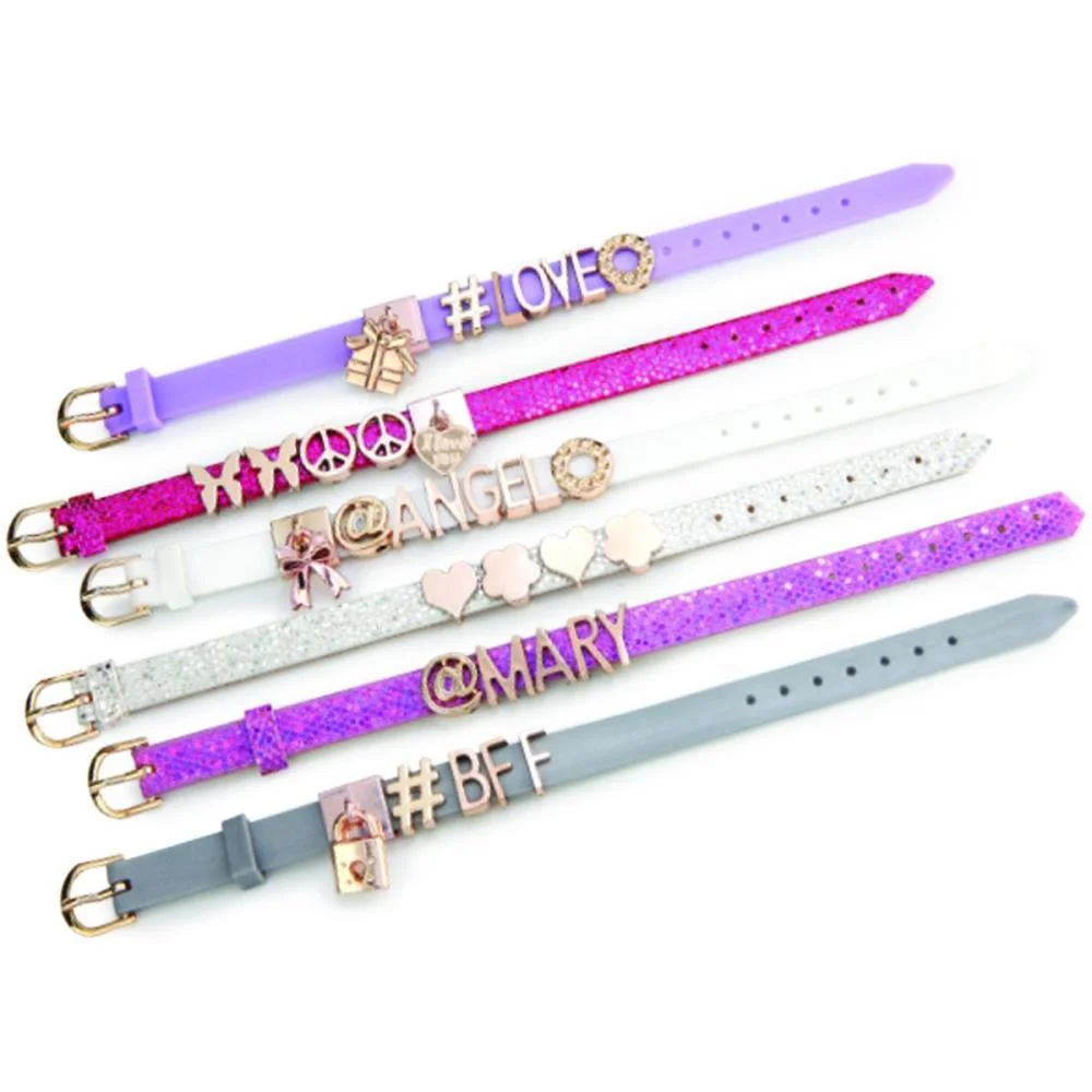 BIJUTERIA E MICANGA MY STYLE KIT PULSEIRAS C/LETRA MULTIKIDS (KIT) - imagem 2