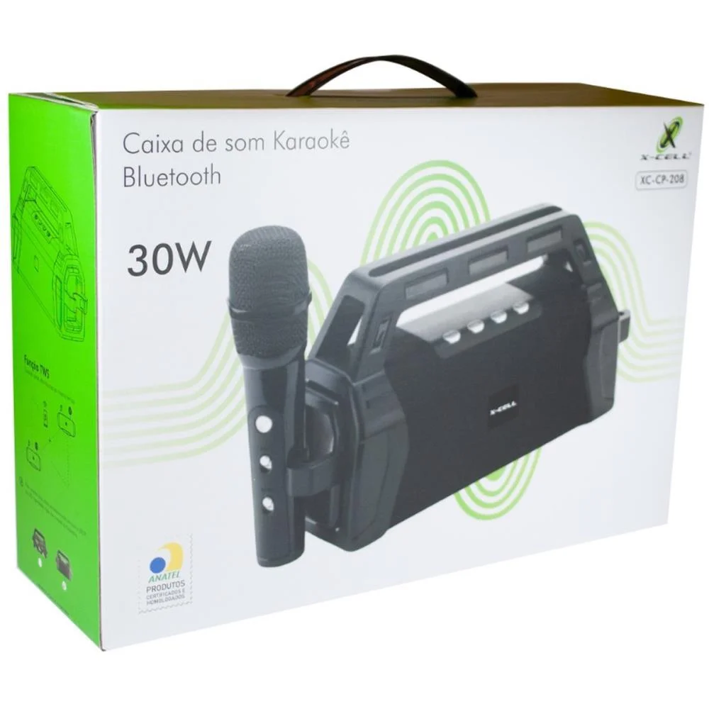 CAIXA ACUSTICA BLUETOOTH C/MICROFONE 30W FLEX (UNIDADE) - imagem 4